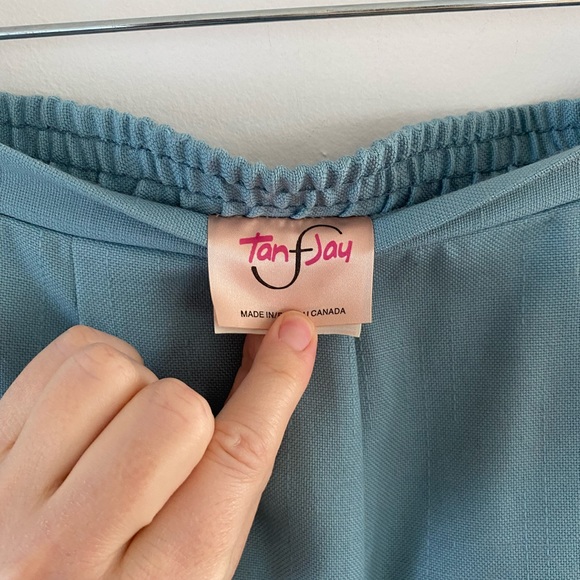 NWT Never Worn Vintage 70s/80s Tanjay Mint Pants - made in Canada - Picture 6 of 8